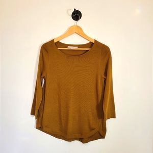 LOFT 3/4 Sleeve Knit Sweater